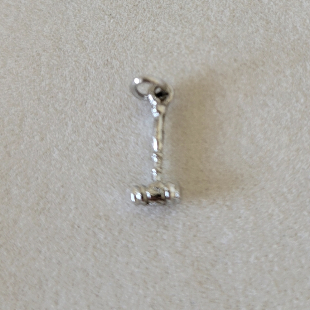 Sterling Silver (.925) Gavel Charm 